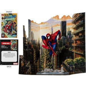 McFarlane Toys - Marvel Spider-Man 1:10th Scale Posed Figure with Scene